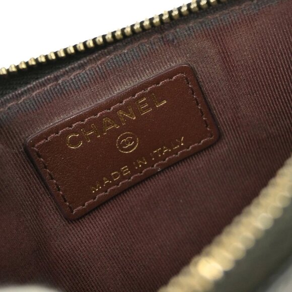 CHANEL LONG WALLET PURSE BLACK CALFSKIN NQ01702 - Picture 6 of 8